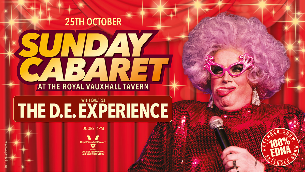 Sunday Cabaret with The D.E. Experience