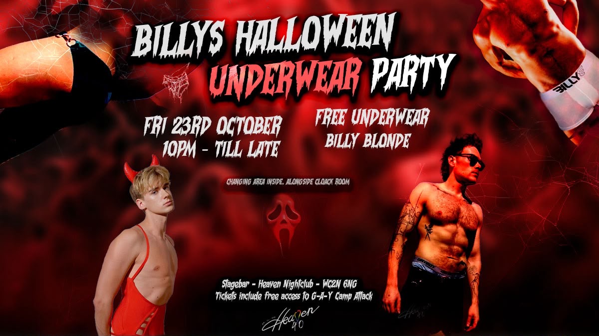 Billy's Halloween Underwear Party